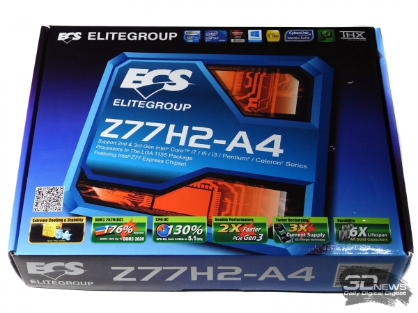  ECS Z77H2-A4 упаковка 