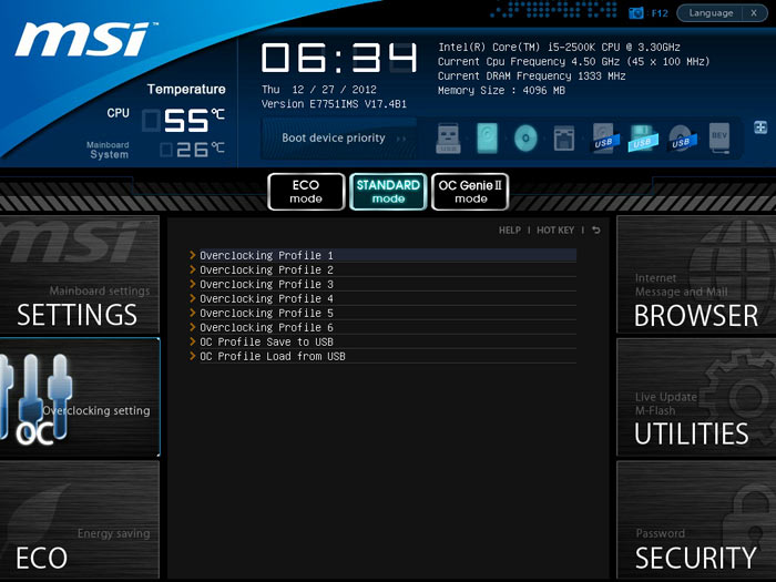 MSI Z77 MPower Profile
