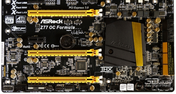  Слоты PCI-Express &mdash; обзор материнской платы ASRock Z77 OC Formula 