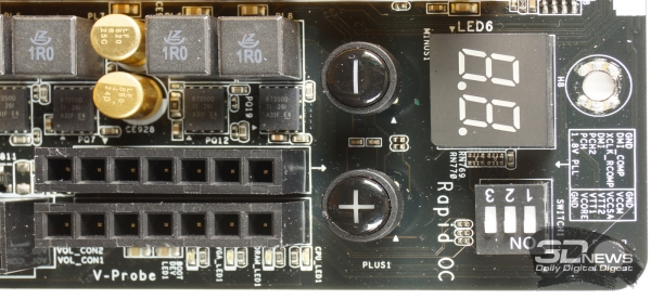  V-Probe, кнопки RapidOC и индикатор POST-кодов &mdash; обзор материнской платы ASRock Z77 OC Formula 