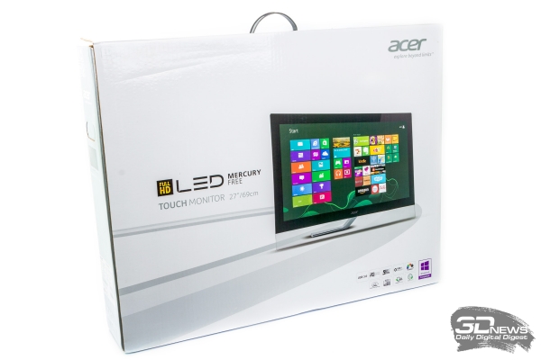  Acer T272HL &mdash; упаковка 