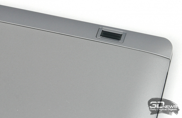 Fujitsu Stylistic Q702, сканер отпечатков пальцев 