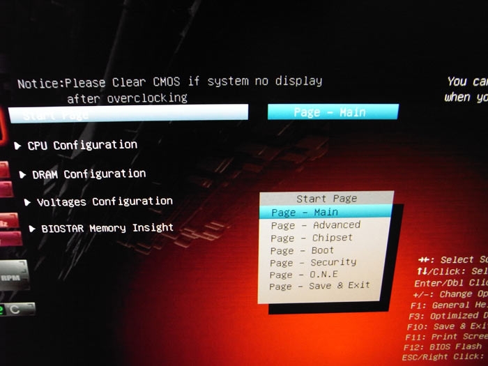 Biostar Hi-Fi Z87X 3D Page