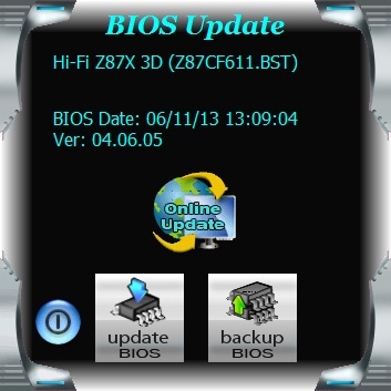 Biostar Hi-Fi Z87X 3D BIOS update