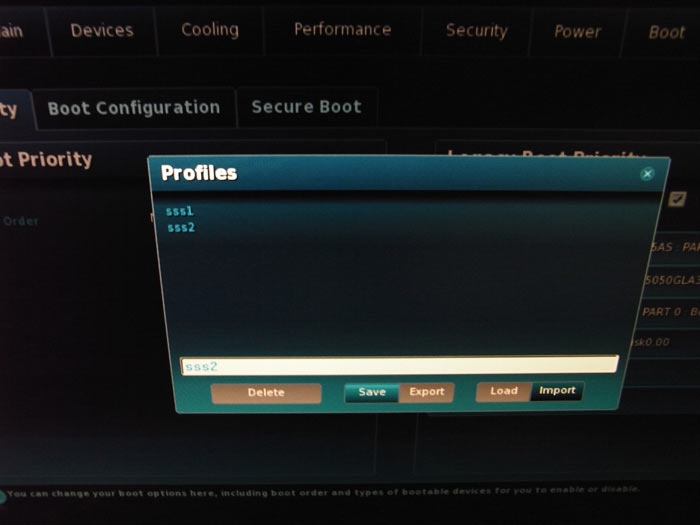 Intel DZ87KLT-75K профили настроек BIOS