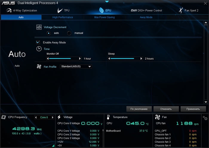 ASUS Z87 Deluxe EPU