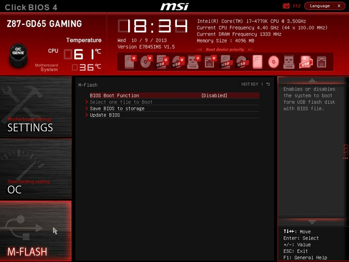 MSI Z87-GD65 M-Flash