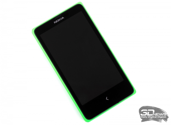  Nokia X: front view 