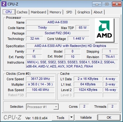 ASUS A88X-PLUS штатная частота