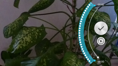  Sony Xperia Z2 camera application interface: slo-mo effect editor 