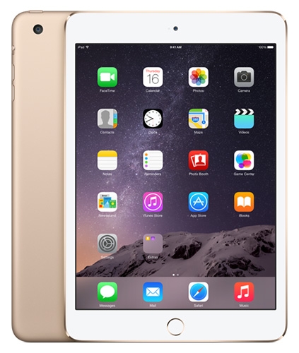  Apple iPad mini 3 в золотистом цвете &ndash; официальное фото 