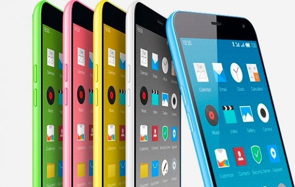  В Meizu настолько увлеклись заимствованием дизайна у Apple, что даже переняли &laquo;фишку&raquo; с яркими цветами корпуса; M1 Note поставляется в белом, зеленом, желтом, синем и красном цветах 
