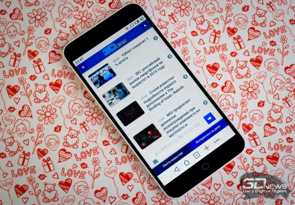  Meizu M1 Note &ndash; лицевая панель 