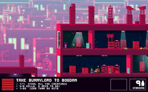  Иногда Bunnylord отправляется на дело лично, громко потягивая сок 