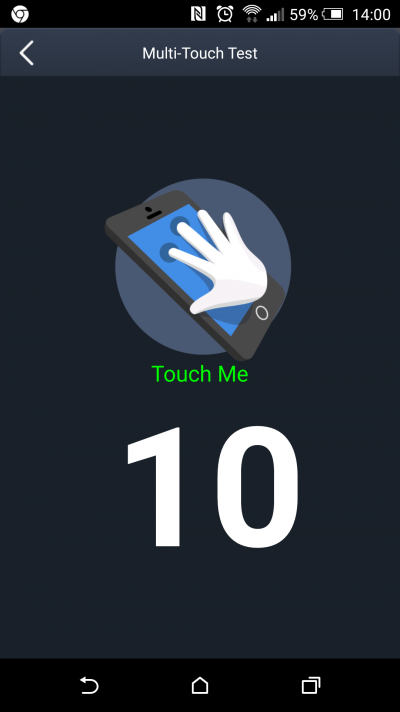  HTC One M9 &ndash; результаты теста AnTuTu MultiTouch Test 