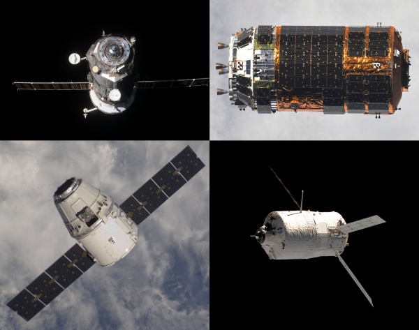  Dragon наравне с российским &laquo;Прогрессом&raquo;, европейским ATV и японским HTV начал доставлять грузы на МКС 
