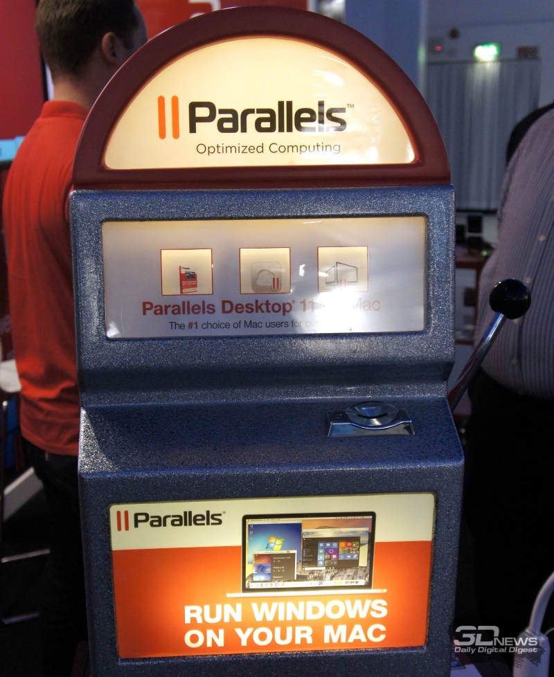  Посетителям IFA предлагалось выиграть у &laquo;однорукого бандита&raquo; новинки от Parallels 