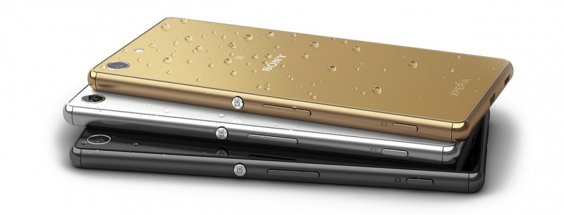  Sony Xperia M5 &ndash; официальное фото (гаджет бывает в белом, черном и золотистом цветах) 