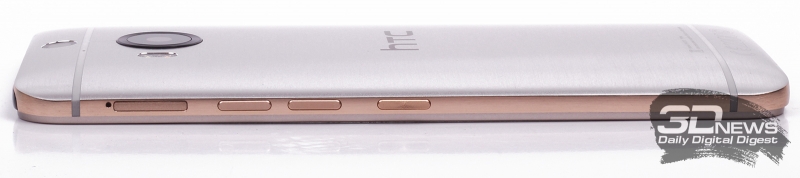  HTC One M9+ &ndash; вид сбоку 