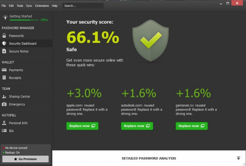  Раздел Security Dashboard 