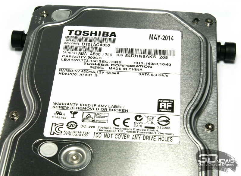  Жёсткий диск Toshiba DT01ACA050 