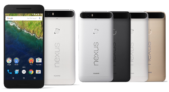  Huawei/Google Nexus 6P &ndash; цветовые решения (официальное фото) 
