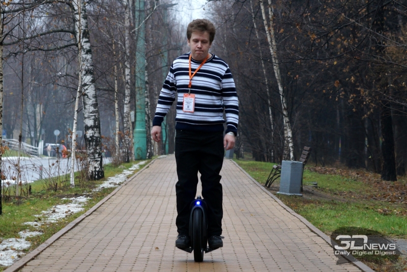  Solowheel Xtreme в действии 