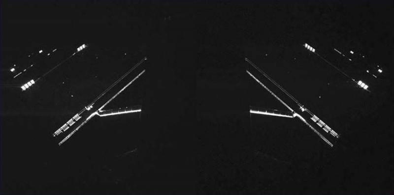  На &laquo;селфи&raquo;, сделанном Philae, видны солнечные батареи зонда Rosetta 