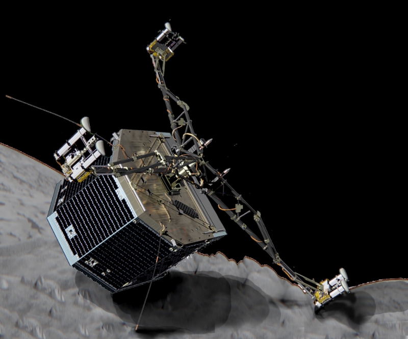  Возможно, Philae лежит на боку и его передающая антенна направлена не в зенит, а куда-то в сторону 