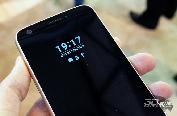  LG G5 и функция &laquo;Always-on Display&raquo; 