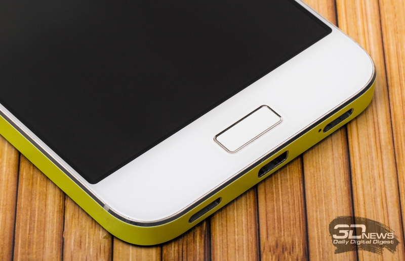  ZTE Blade S7 &ndash; клавиша &laquo;Домой&raquo; со сканером отпечатков пальцев 