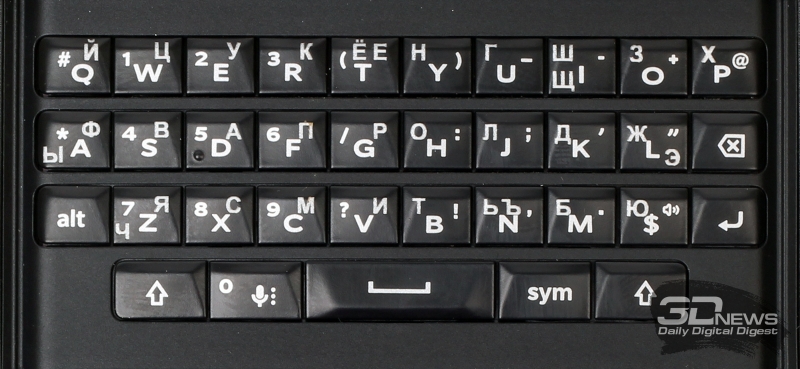  BlackBerry Priv &ndash; аппаратная клавиатура 