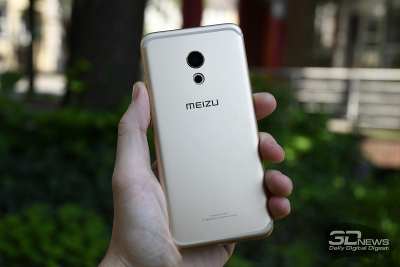  Meizu Pro 6 в руке 