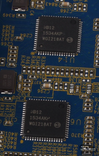  Гигабитные сетевые контроллеры Intel I210-AT 