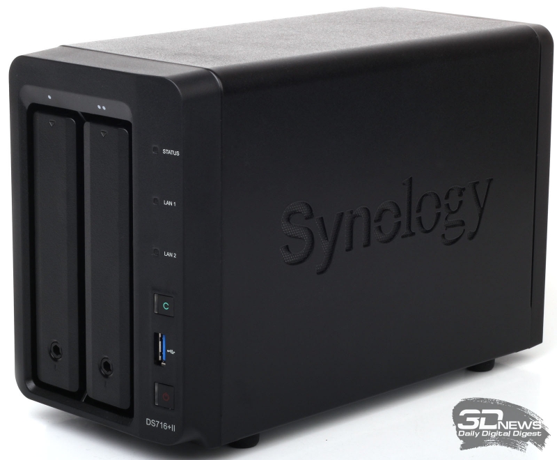  Внешний вид Synology DS716+II 