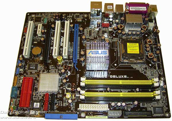 Asus P5LD2 Deluxe на чипсете Intel 945P