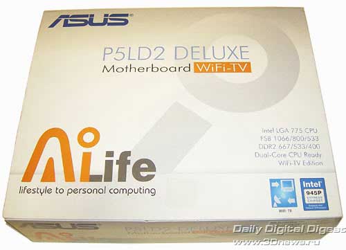  Asus P5LD2 Deluxe на чипсете Intel 945P 