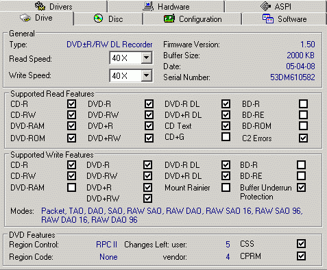  ASUS DRW-1608P 