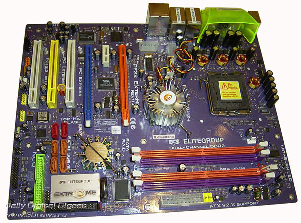 ECS PF22 Extreme на чипсете Intel 955X