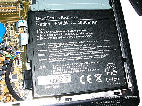 Аппаратные возможности ASUS A4500D