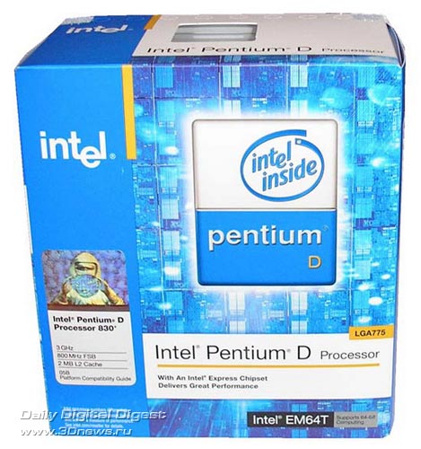 Intel Pentium D 830 