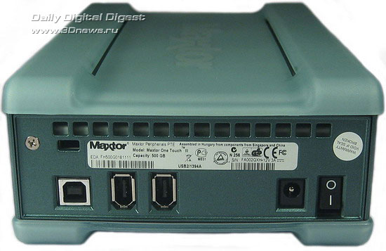  Дизайн и внешний вид Maxtor OneTouch III 