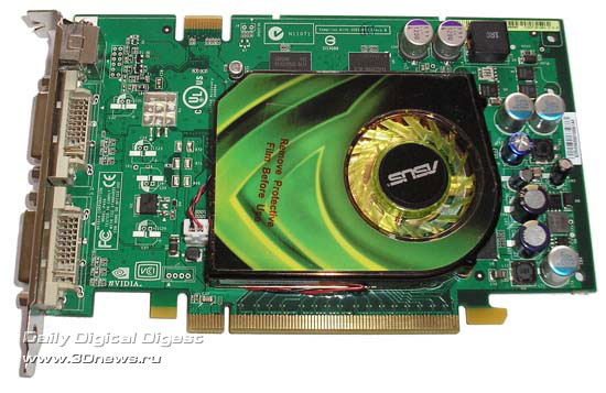  ASUS EN7600GT спереди 
