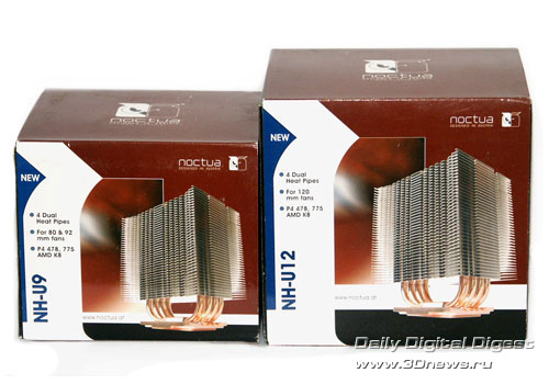  Noctua NH-U9 и Noctua NH-U12 Комплектация 