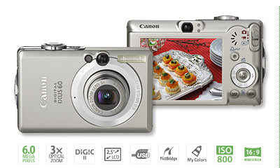  Canon Digital IXUS 60 