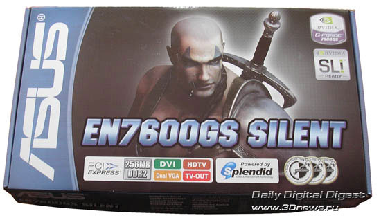  ASUS EN7600GS SILENT 256 Мб 