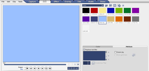 Ulead Video Studio 10 спецэффекты эффекты для текста