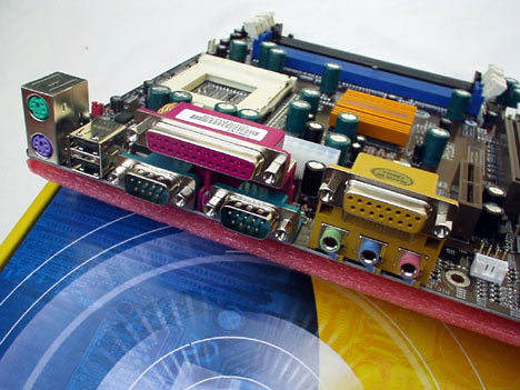 Elitegroup P6S5AT back panel