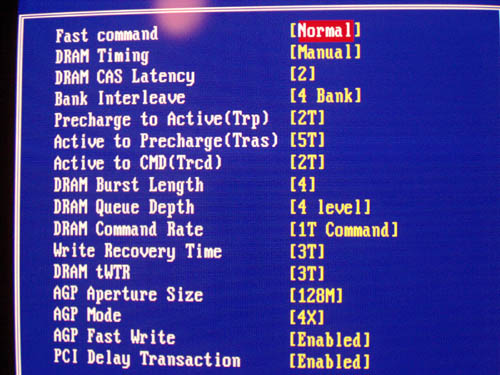Gigabyte 7VA BIOS Memory