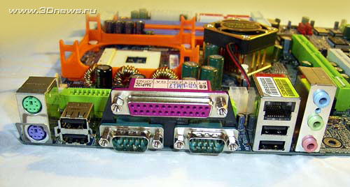 Gigabyte 8PENXP Back Panel